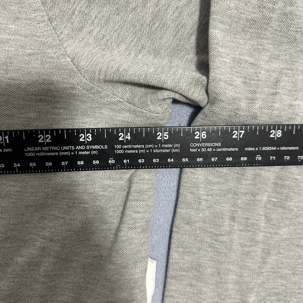 Polo Ralph Lauren Big Pony Polo Shirt Tipped Collar Long Sleeve Gray Mens XXL